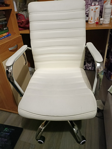 Компьютерное кресло Tongo белое фото покупателя 3