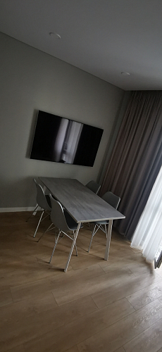 Стол Тринити Лофт 120 32 мм дуб галифакс табако / черный матовый фото покупателя 461