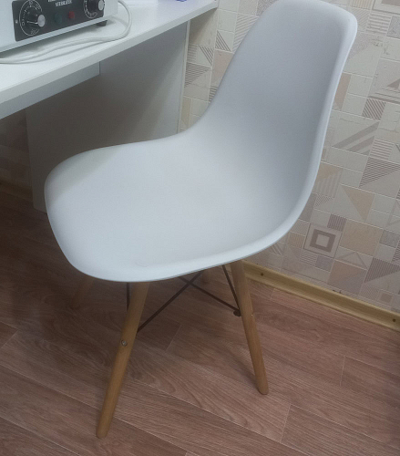 Стул Сindy Eames/Синди Имс мод. 001 yellow / natural фото покупателя 47