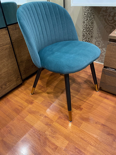 Стул на металлокаркасе Gabi 1 темно-серый / черный фото покупателя 115