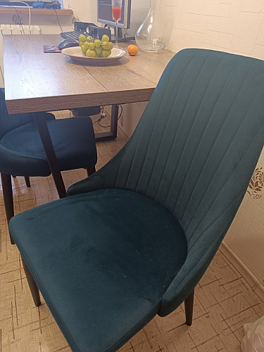 Стул на металлокаркасе Kora light blue / white фото покупателя 306