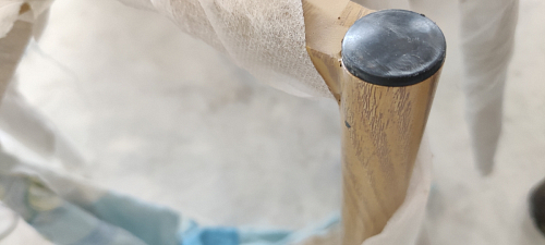 Стул на металлокаркасе Capri голубой фото покупателя 28