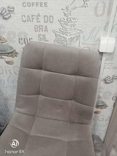 Стул на металлокаркасе Чилли К черный / зеленый фото покупателя 317