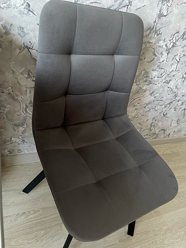 Стул на металлокаркасе Чилли зеленый / черный фото покупателя 686