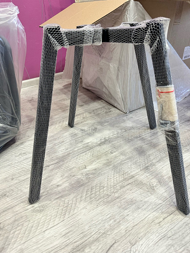 Стул на металлокаркасе Чилли черный / зеленый фото покупателя 1421