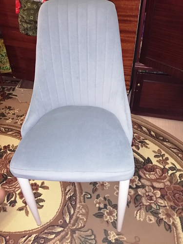 Стул на металлокаркасе Kora light purple / black фото покупателя 155