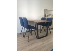 Стол Лота Лофт 140 25 мм юта / белый матовый фото покупателя 660