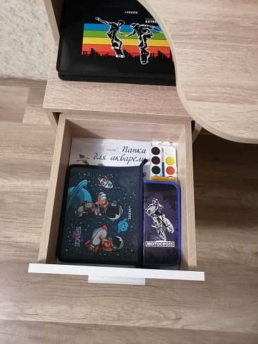 Письменный стол КСТ-16 левый венге / беленый дуб фото покупателя 4