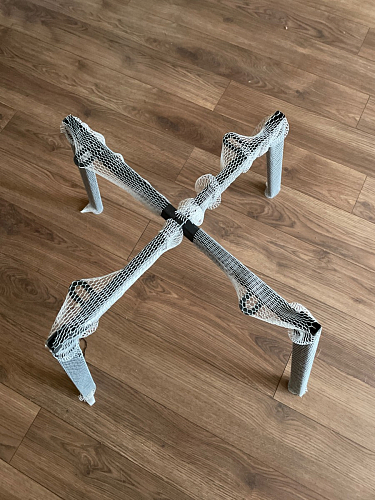 Стул на металлокаркасе Челси морская волна / черный фото покупателя 70