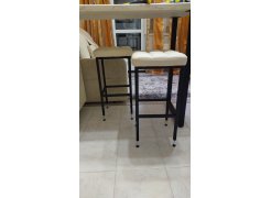 Барный стул Лофт кожзам d1 / черный матовый фото покупателя 233