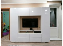 Готовая гостиная Румба белый / белый глянец  - Уцененный экземпляр фото покупателя 138