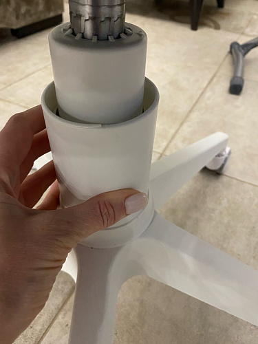 Компьютерное кресло Тибо confetti chocolate / белый фото покупателя 31