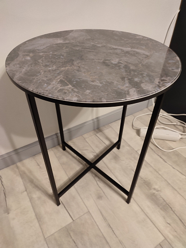 Журнальный столик Волопас серый мрамор фото покупателя 4