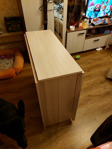 Стол обеденный раздвижной СтК7 дуб молочный фото покупателя 114