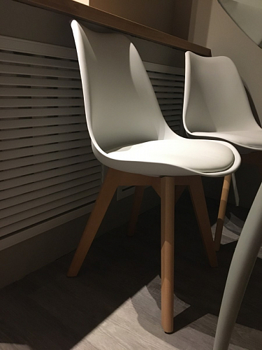 Стул Bonuss blue / wooden legs фото покупателя 53