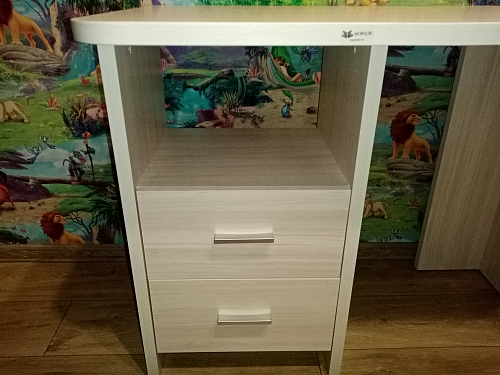 Письменный стол Беланта-Прям130Р К карамель фото покупателя 3