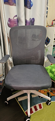 Компьютерное кресло Konfi light gray / blue / white фото покупателя 261