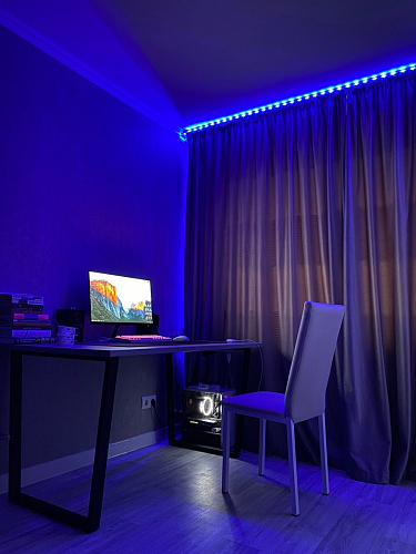 Деревянный стол Лота Лофт 140х80 дуб крафт табачный / черный матовый фото покупателя 387