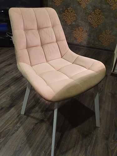 Стул на металлокаркасе Челси велюр коричневый / черный каркас фото покупателя 68