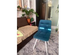 Стул на металлокаркасе Чилли розовый / черный каркас фото покупателя 485