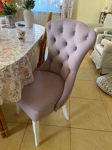 Деревянный стул Милано 1 бежевый / белый фото покупателя 76