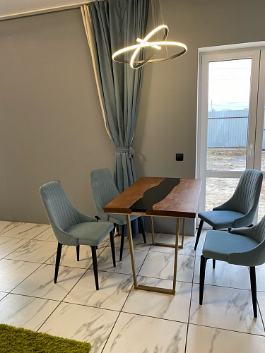 Стул на металлокаркасе Kora black / gray фото покупателя 439