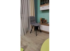 Стул на металлокаркасе Чилли горчичный / белый фото покупателя 473