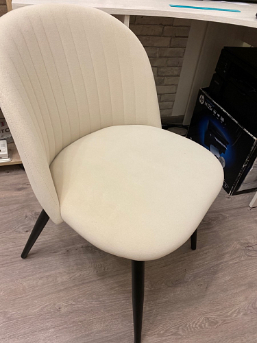 Стул на металлокаркасе Gabi green / black / silver фото покупателя 166