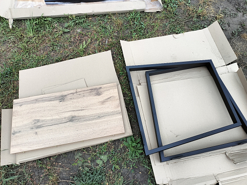 Деревянный стол Лота Лофт 140х80 черный матовый / бетон светлый фото покупателя 473