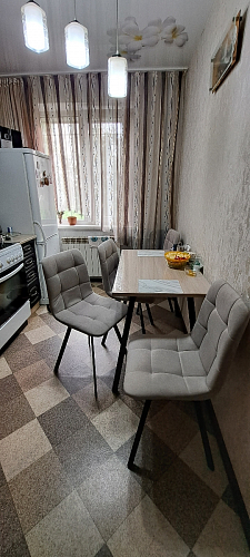 Стул на металлокаркасе Чилли К темно-серый (velutto 32) / черный фото покупателя 323