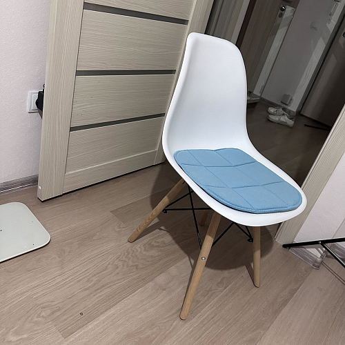 Стул Сindy Eames/Синди Имс мод. 001 yellow / natural фото покупателя 38