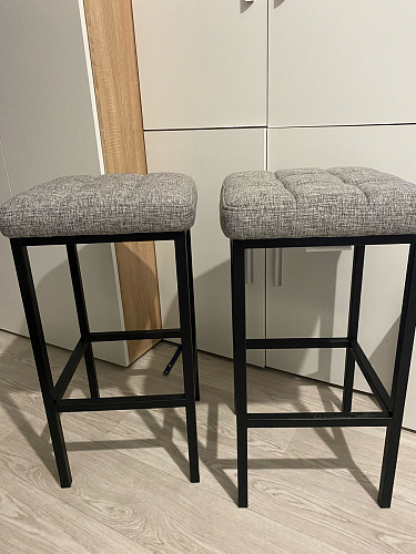 Барный стул Лофт линкольн белый / белый матовый фото покупателя 131