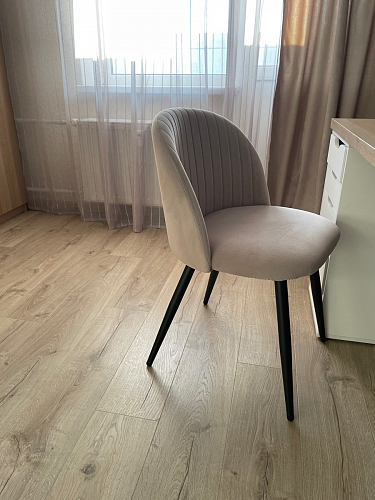 Стул на металлокаркасе Gabi 1 light purple / black фото покупателя 68