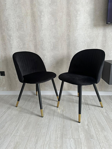 Стул на металлокаркасе Gabi 1 light purple / black фото покупателя 221