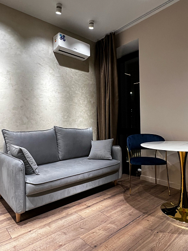 Стул на металлокаркасе Kamelia зеленый / золото фото покупателя 28