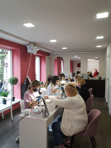 Стул на металлокаркасе Gabi 1 light purple / black / gold фото покупателя 181