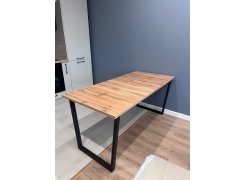 Стол Лота Лофт 140 25 мм черный матовый / бетон фото покупателя 726