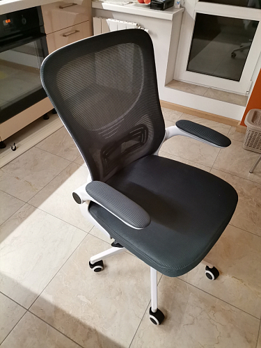 Компьютерное кресло Konfi gray / blue / white фото покупателя 294