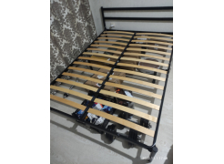 Односпальная кровать Фади 80х200 черная фото покупателя 543