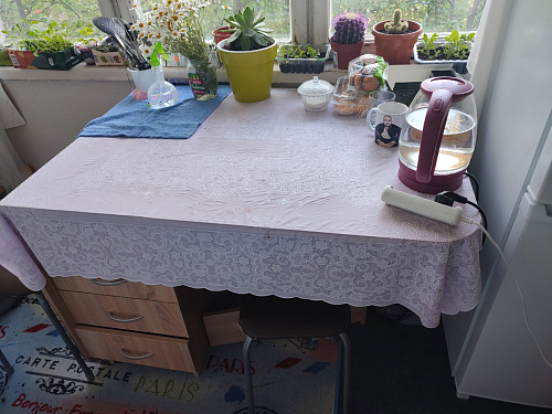 Стол-книжка Глория 606 М с ящиками дуб сонома фото покупателя 110