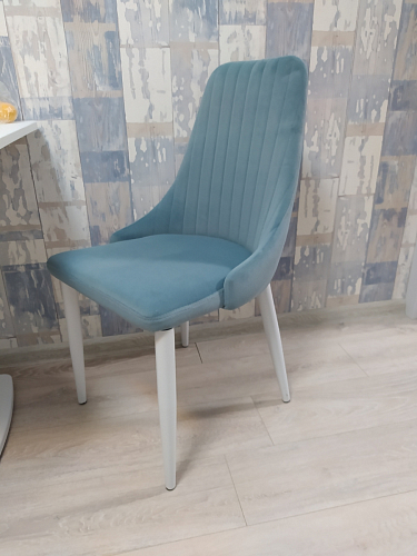 Стул на металлокаркасе Kora dark gray / black фото покупателя 161