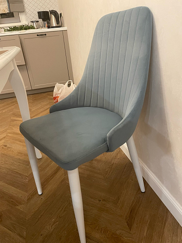 Стул на металлокаркасе Kora black / gray фото покупателя 112