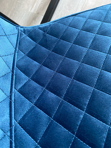 Стул на металлокаркасе Capri blue / white фото покупателя 124