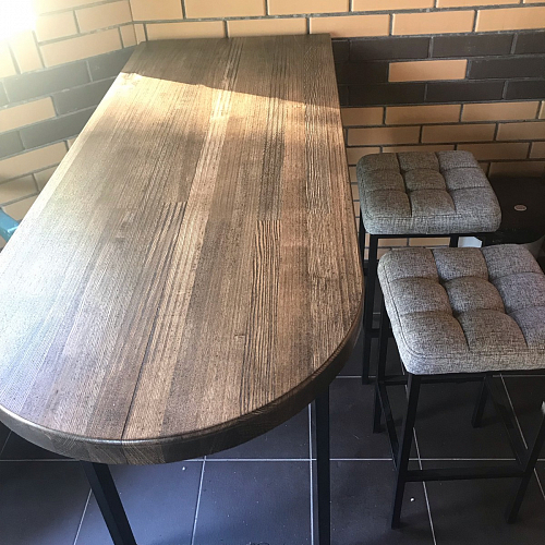 Барный стул Лофт катания минт / белый матовый фото покупателя 287