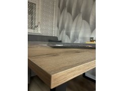 Стол Лота Лофт 140 25 мм черный матовый / бетон фото покупателя 582