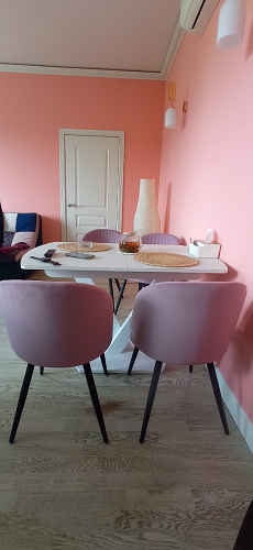 Стул на металлокаркасе Gabi gray / black фото покупателя 749