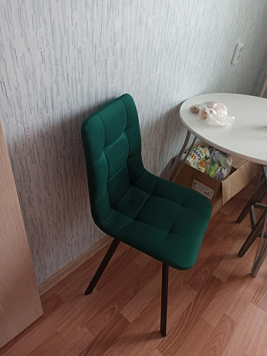 Стул на металлокаркасе Чилли бежевый / белый каркас фото покупателя 1372