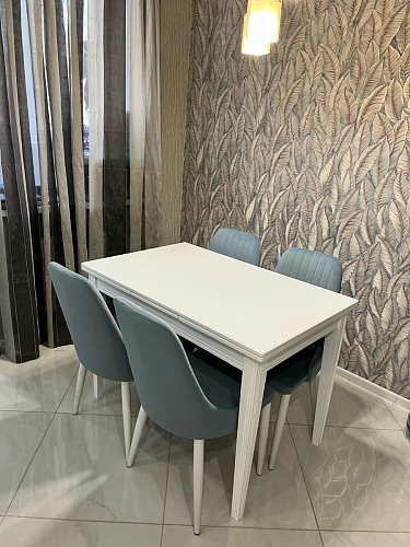 Стул на металлокаркасе Kora beige / black фото покупателя 228