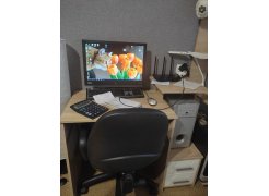 Компьютерный стол Джаз-24 левый белый фото покупателя 104