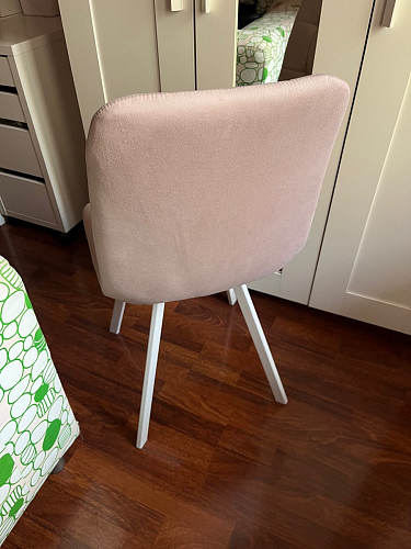 Стул на металлокаркасе Чилли К черный / зеленый фото покупателя 236